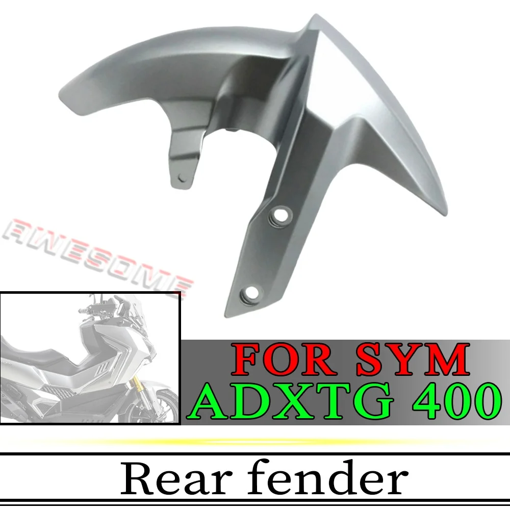 Modified Fender For Fit SYM ADXTG 400 Silver Sharp teeth White And Matte Black