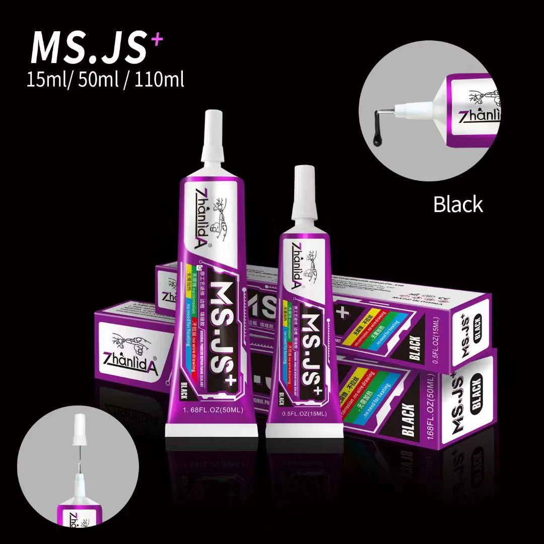 15ml 50ml Zhanlida MS.JS Glue Mobile Screen Smart Cell Phone Adhesive for Curved Cellphone Camera Earphone Precision Products