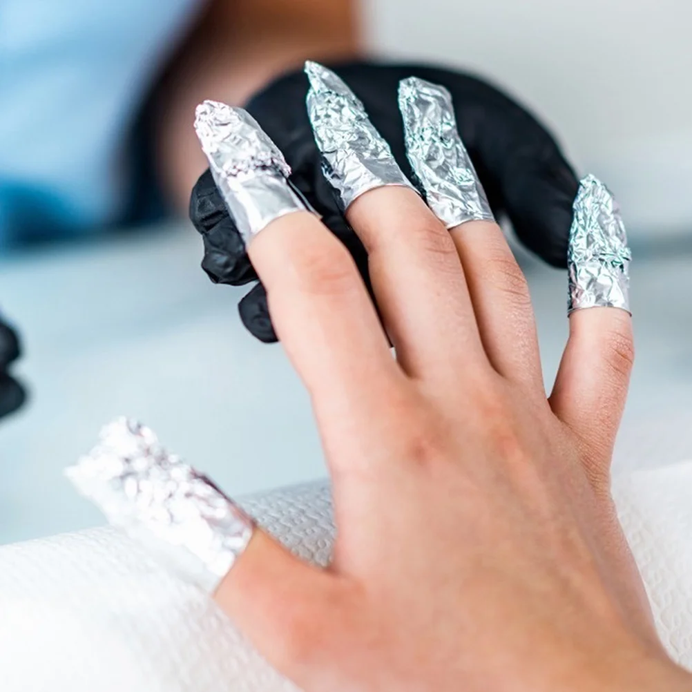 300 stuks nagelverwijderaar folie afvegen polish tin losweken gel manicure aluminium verwijdering wattenschijfjes goede verwijdering ervaring