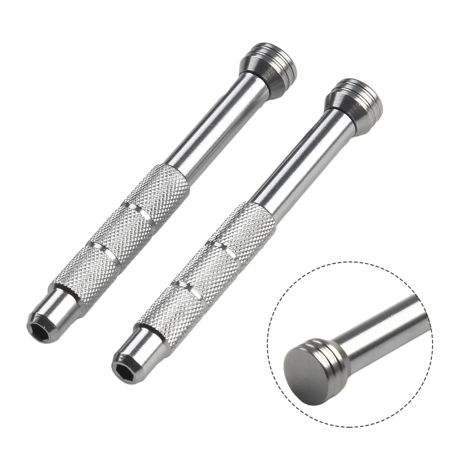 2PCS Magnetische Schraubendreher Griff Halter Reparatur Manuelle Werkzeug Für 4mm Hex Schraubendreher-bits Hexagon Bajonett Bit Mit schraube Leuchte