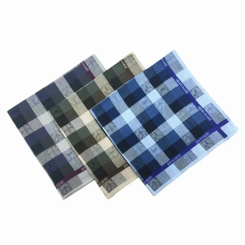 43 x 43CM Pure Cotton Men's Handkerchief Handkerchief Square Scarf