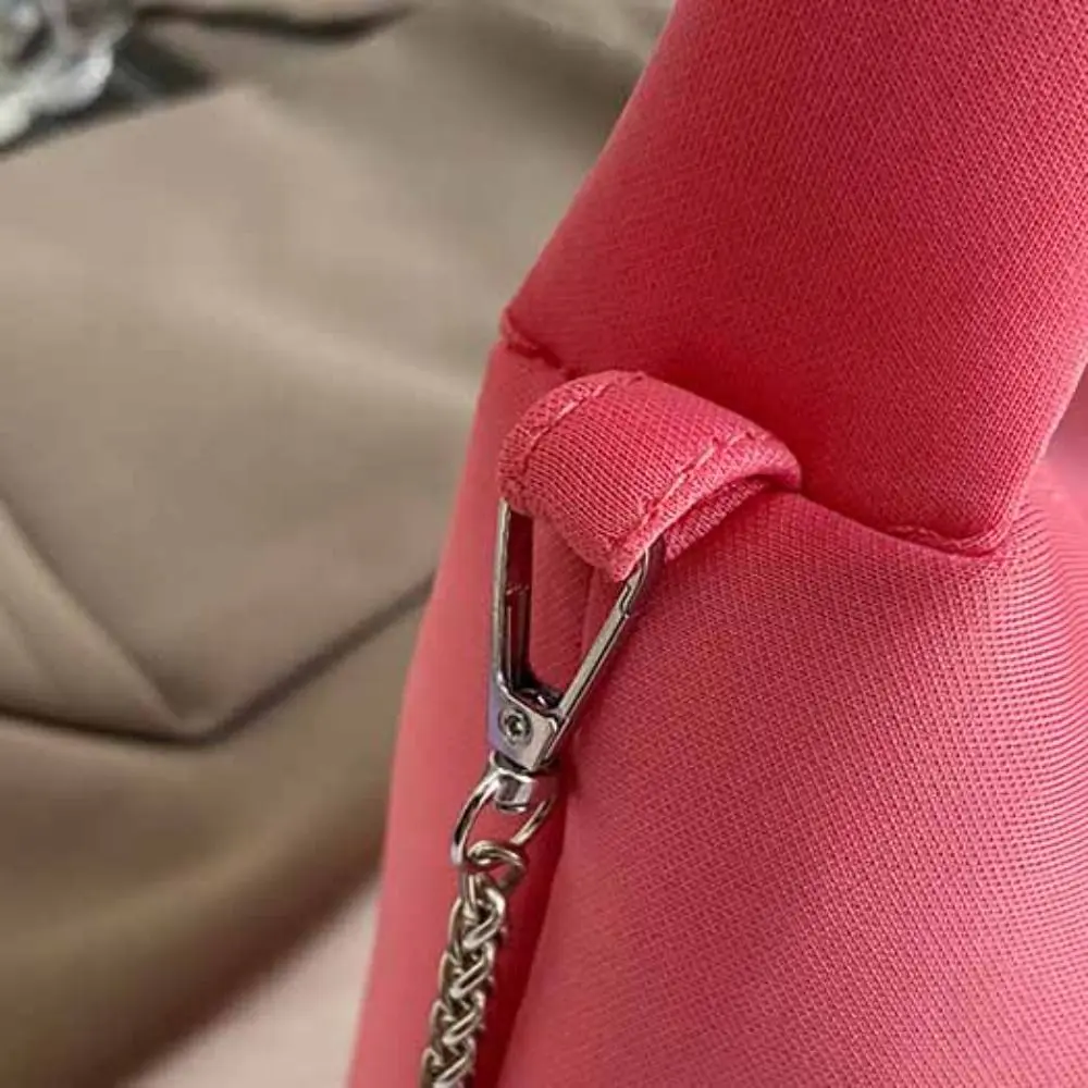 

Versatile Creative Women Bow Handbag Large Capacity Korean Style Solid Color Wristlet Bag Red Pink Sweet Shoulder Bag Daily