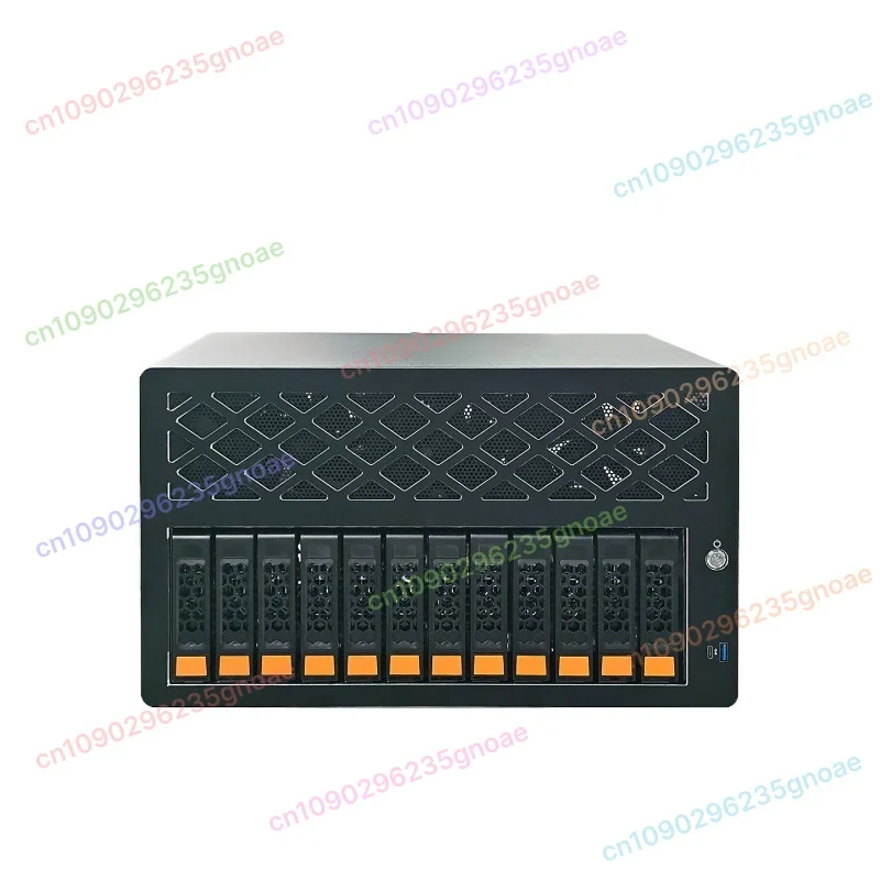 

12 Bay Hot Swap Server Chassis, Support ATX Motherboard NAS Storage Case for Network Data Industrial PC Control