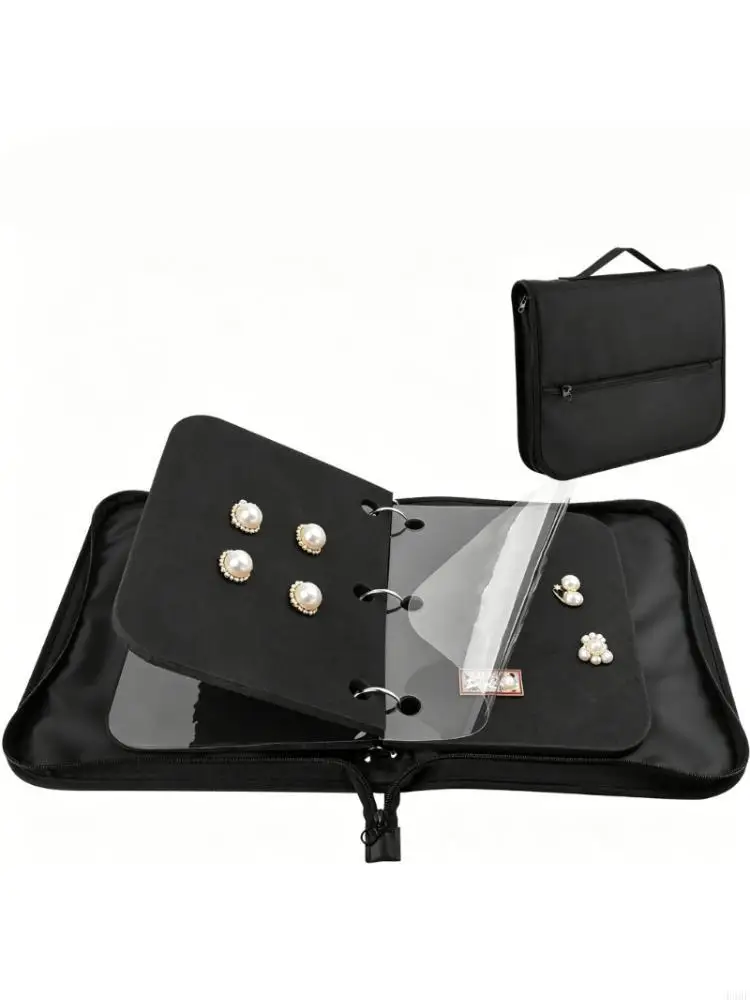 Clear Viewing Badge Holder Case Craft Of Nylon Materials For Easy Travel Carrying E0BF