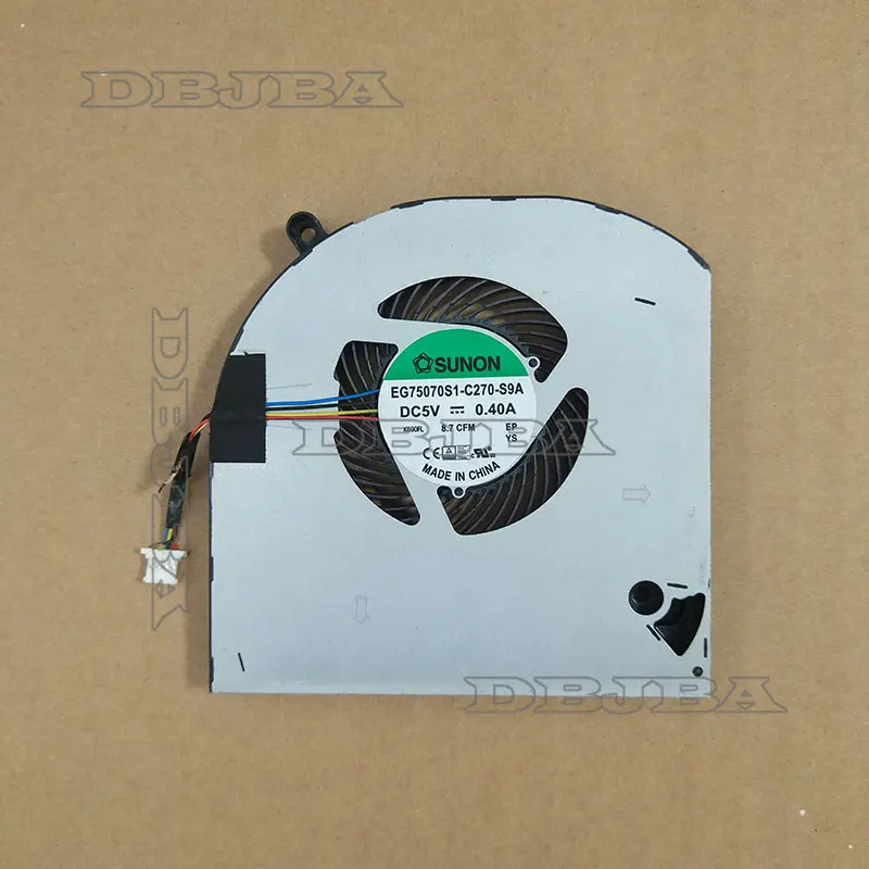 Laptop CPU Cooling Fan For Dell Alienware 15 R3 R4 EG75070S1-C270-S9A Cooler