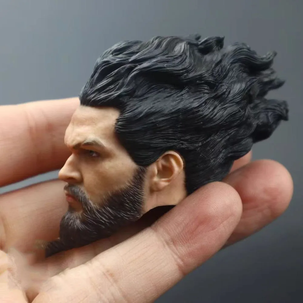 تخفيضات كبيرة 1/6 ذكر ابن ملك البحر مع شعر طويل رئيس نحت النحت لمدة 12 بوصة عمل أرقام جمع