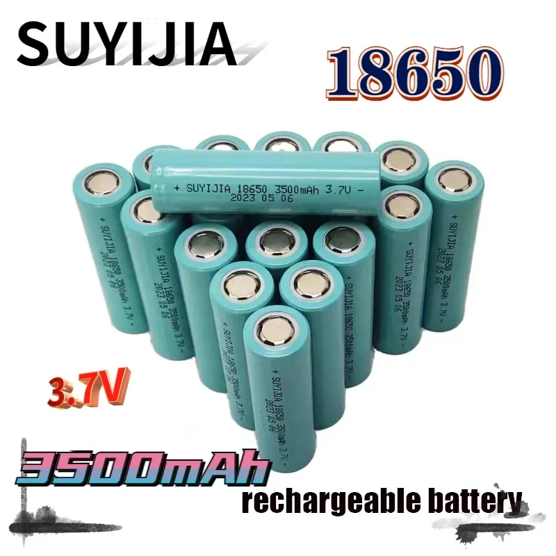 3.7V 3500mah 18650 batteria al litio ricaricabile batteria agli ioni di litio adatta per batteria di backup della fotocamera con torcia luminosa