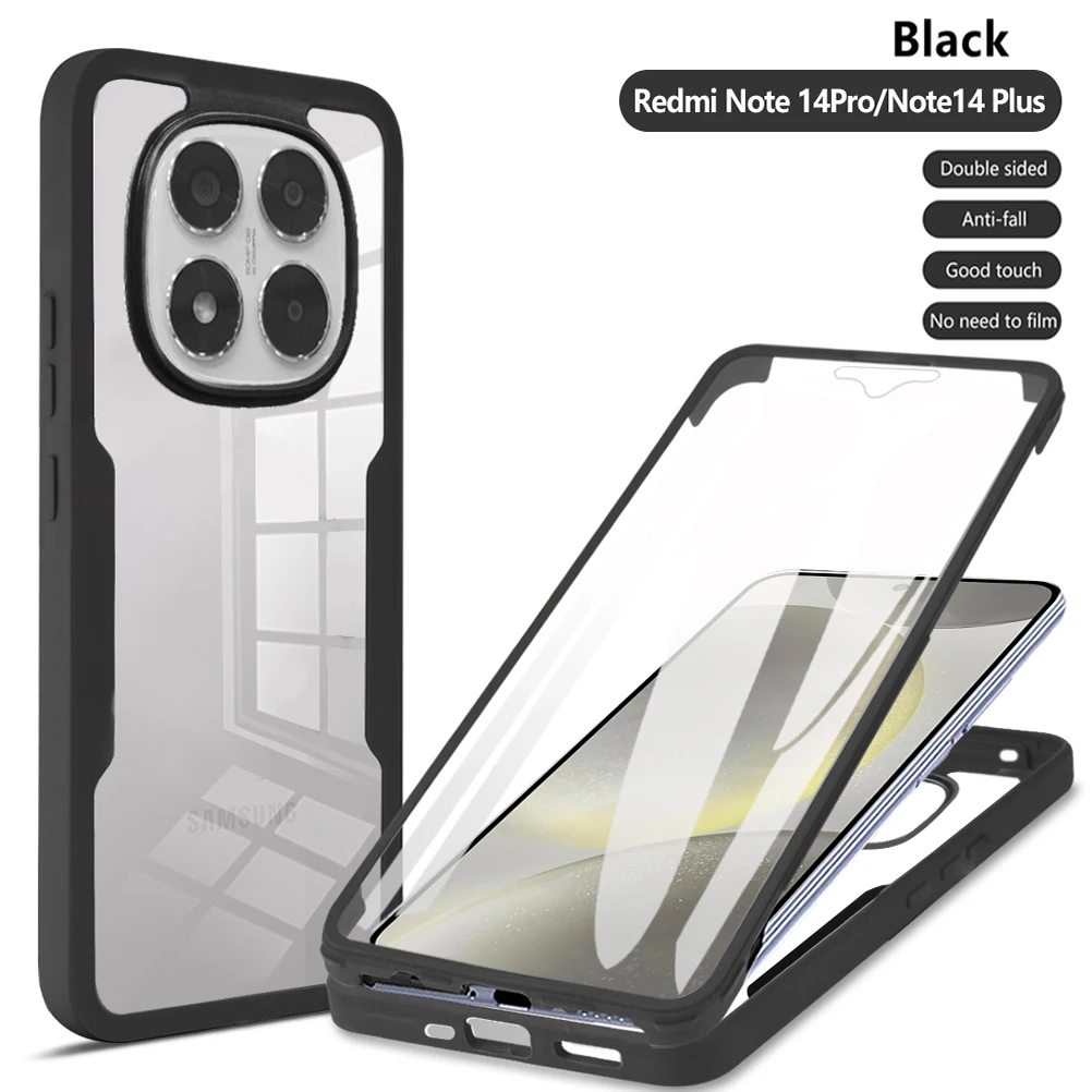Coque de protection intégrale 360° double face pour Xiaomi Poco X7