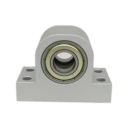 Bearing With Housing  Double Bearings Bearing Seat Assembly Screw Rod Optical Axis Guide Shaft Support Diameter 6-30mm