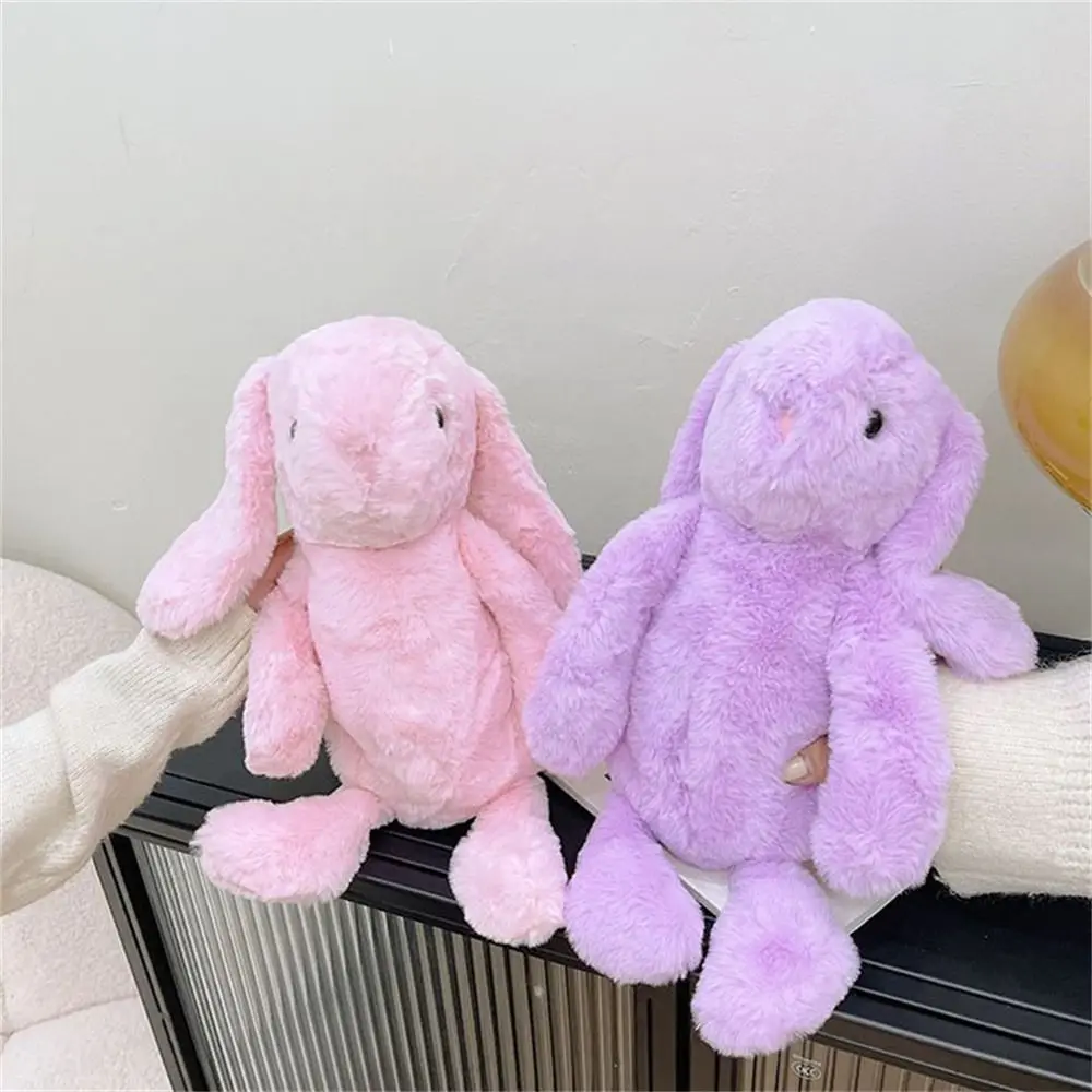 Casual แฟชั่นหูยาว Plush ไหล่กระเป๋ากระต่ายตุ๊กตาสายโซ่ Crossbody กระเป๋าการ์ตูนกระเป๋าถือกระต่าย Plush กระเป๋า Messenger กระเป๋า