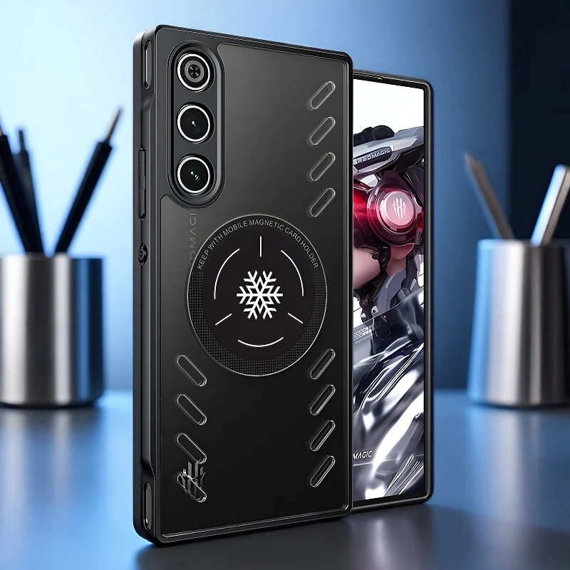 

Graphene Cooling Magnetic Phone Case Compatible with Red Magic 10 9/8 Gaming Phone Protective