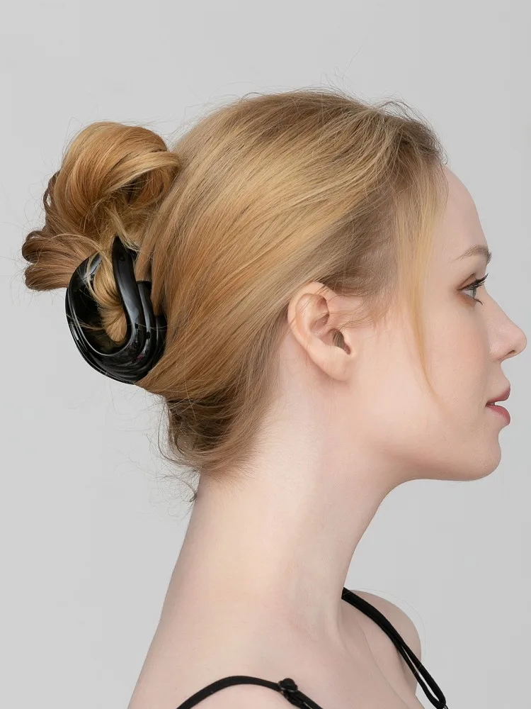 

8cmLong Large Size Hair Claws Hair Crab for Girls Thick Hair Accessories Headwear Water Proof Side Slide Hair Clips