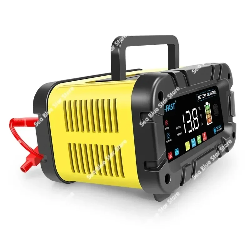 

12V24V20A High-power Battery Charger, Lithium Battery Lead-acid Universal Intelligent Charger Color Screen