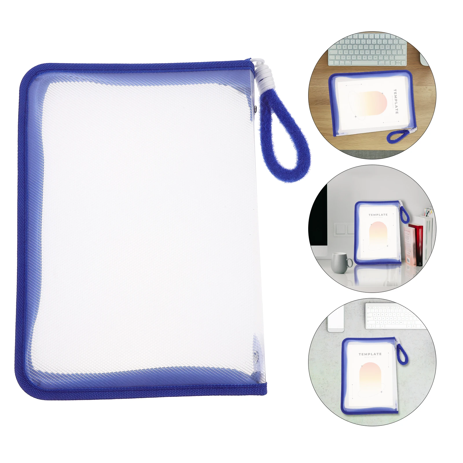 

Transparent File Bag Clear Zipper Pouches Travel Bags for Toiletries Toiletry Women Classroom Organization Book