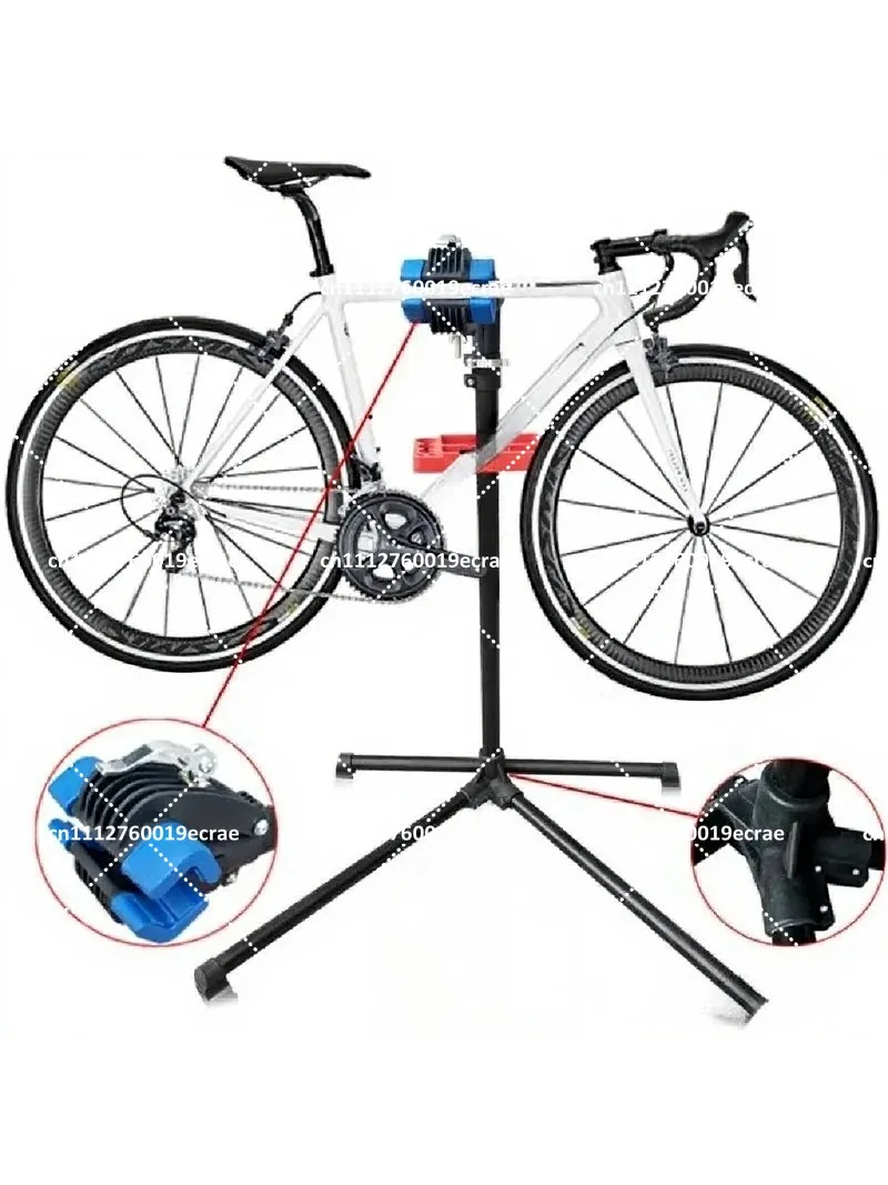 Bike Repair Stand Adjustable Folding Bicycle Work Rack Holder Storage Tool for Home Garage Maintenance