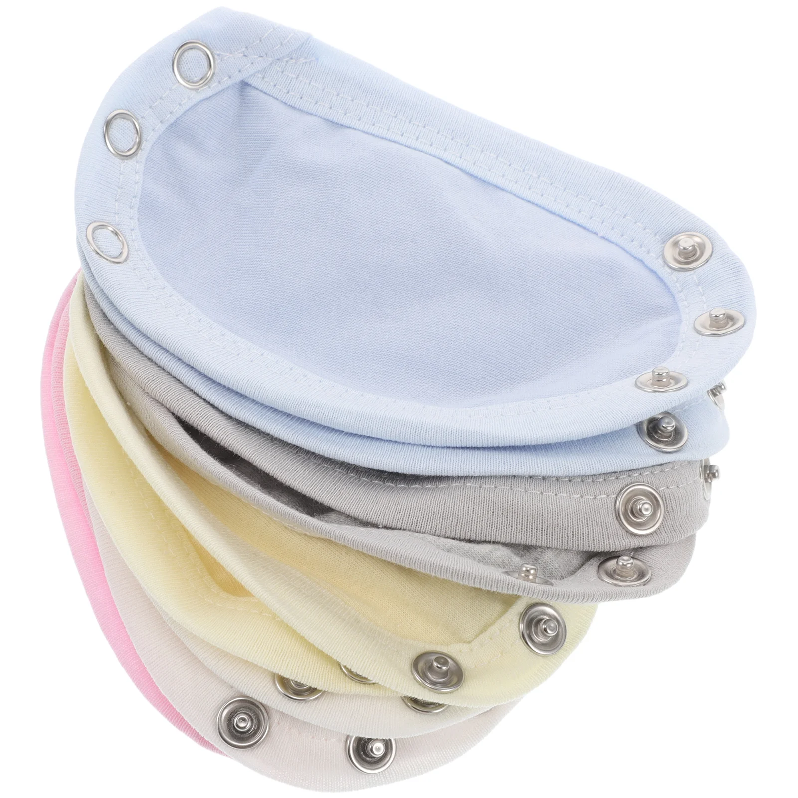 

10pcs Baby Jumpsuit Extender Cotton Onesie Snap Bodysuit Lengthen Diaper Romper For Boys Girls Kids Bodysuit Extender Jumpsuit