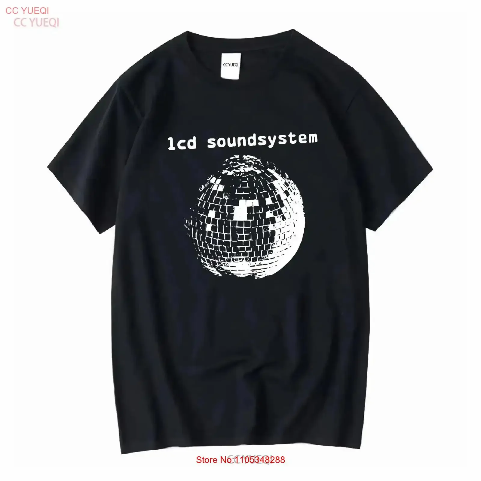 LCD Soundsystem Glitterball T Shirt Black in various sizes S 5XL Free UK Shipping vintage Washed  vintage Washed