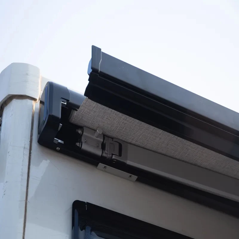 Hot Selling Outdoor Retractable Motorized Campervan RV Side Box Awning Easy To Install