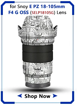 Hinefilm Skin für Tamron 28–75 28–200 Objektivaufkleber, schützende Aufkleberhaut 35–150 70–180 Objektivschutz 35150, Abdeckungsaufkleber 150500 – Detail 6