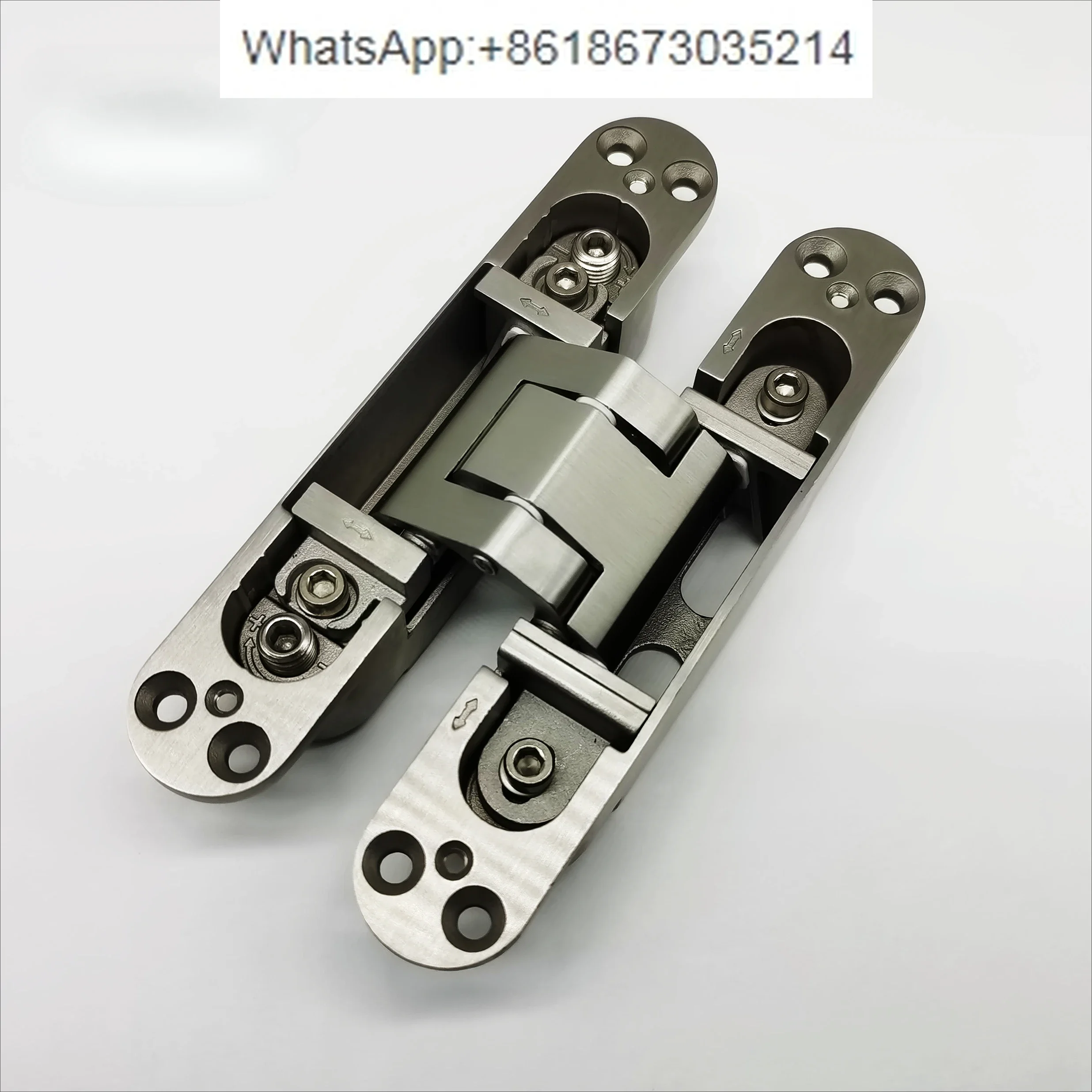 3D Adjustable Concealed Hinge 304  Invisible Door Heavy Duty Concealed Door Cross Hinge Folding Wooden Door Hinge