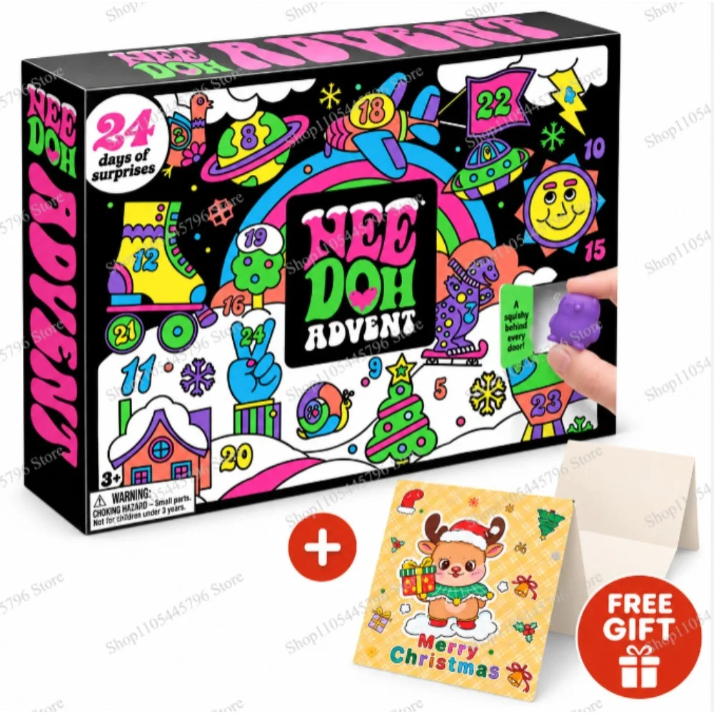 2026 New Needoh Advent Calendar Gift For Adult 24 Day Countdown New Year Family Friends Blind Box Party Toys Gifts For Friend