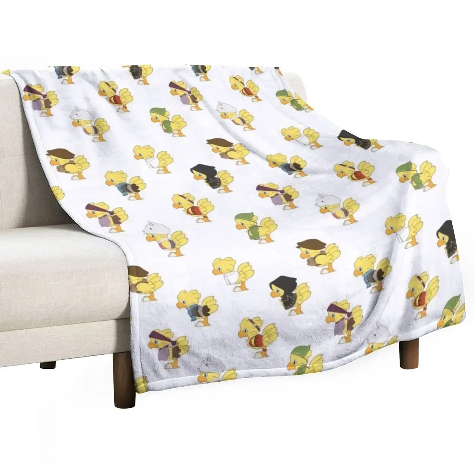 

Octopath Chocobo Throw Blanket Sofas Sofa Beach Blankets