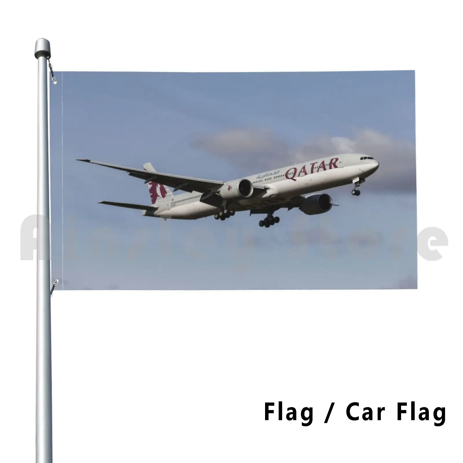 Qatar Airways Boeing 777 Outdoor Decor Flag Car Flag Boeing 777 3dz Er Qatar Airway Qatar Airway Qatar Airway Jet Qatar