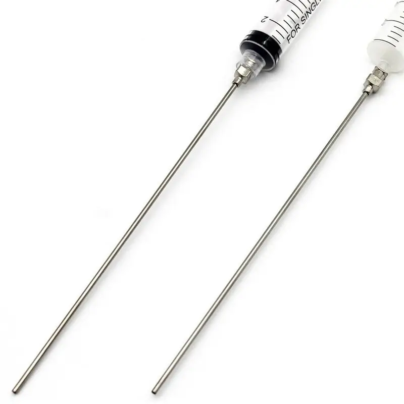 A72P 10 Pieces Dispensing Needle 6 Inch Stainless Steel Blunt Tip Luer Connector Stainless Steel Blunt Needles