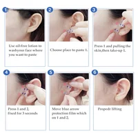 40-120PCS V-Shape Face Wrinkle Sagging Skin Adhesive Tape Lifting Face Stickers Invisible Transparent Thin Face Patche Lift Tool 3