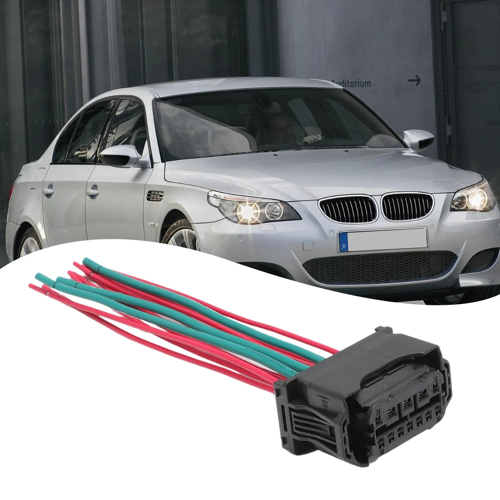 6925638 12핀 15cm 할로겐 헤드라이트 전선 커넥터: E60, G30, F20, E87 등 차량에 최적화된 정확한 교체 솔루션