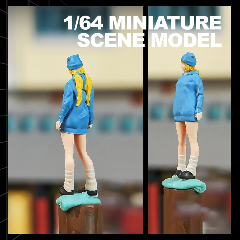 Resin 1/64 Minifigures Miniature Figurine Miniatura Diorama Anime ActionFigure Craft Toys Minifigure Mini Figuras Model Kit Diy