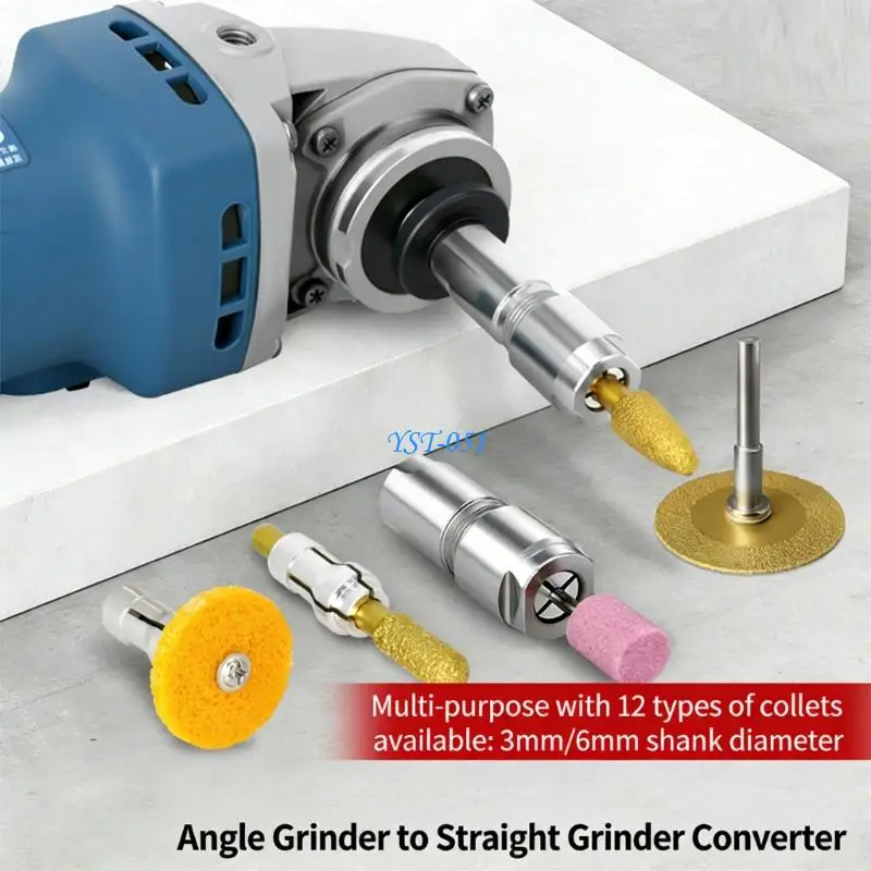 

E15A Compactly &Lightweight Grinder Modified Adapter Conversion Chucks For Home