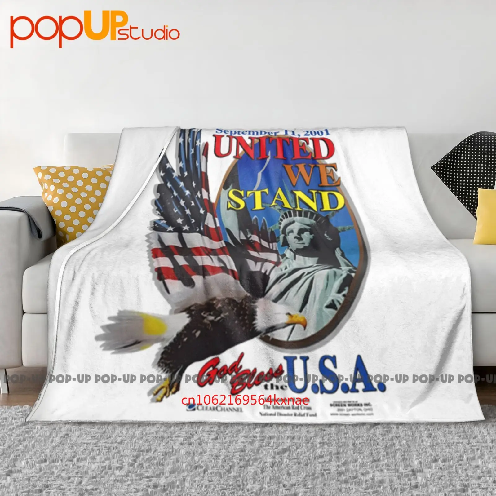 Vtg сентября, 11 года, 2001, 9, 11, Ультрамягкое одеяло United We Stand, зимнее одеяло, покрывало для дивана, покрывала на кровать