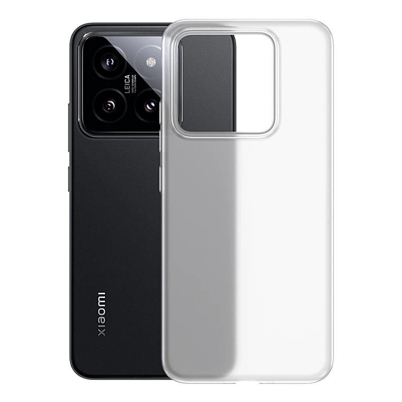 Capa Dura PP para Xiaomi, Ultra Fina, Tampa Traseira Transparente, para-choques Fosco, Ultra Fino, Xiaomi Mi 14, 13 Pro, 13 P, 0,3mm