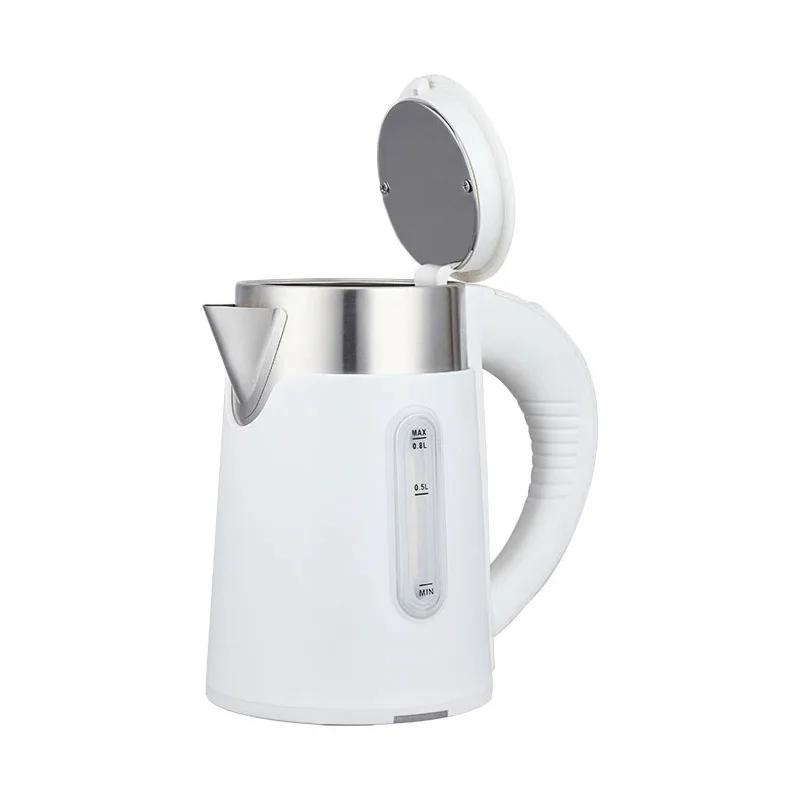 Outdoor Electric Kettle Low-power Student Dormitory Hotel Kettle Stainless Steel Outdoor Travel Pot 0.8L Home