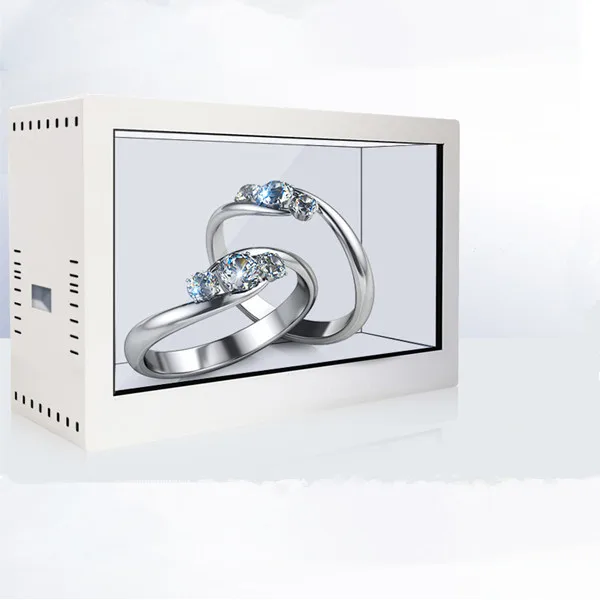 21.5'' 32'' Transparent Touch Screen 3D Hologram Box Android Wifi LCD Advertising Display Transparent Cabinet