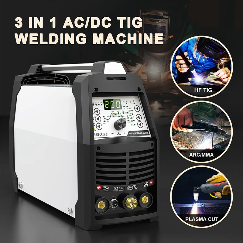 

Многофункциональный полуавтоматический Synergy Pulse MIG MAG MMA HF TIG CUT 6 в 1, газовый сварочный станок без газа