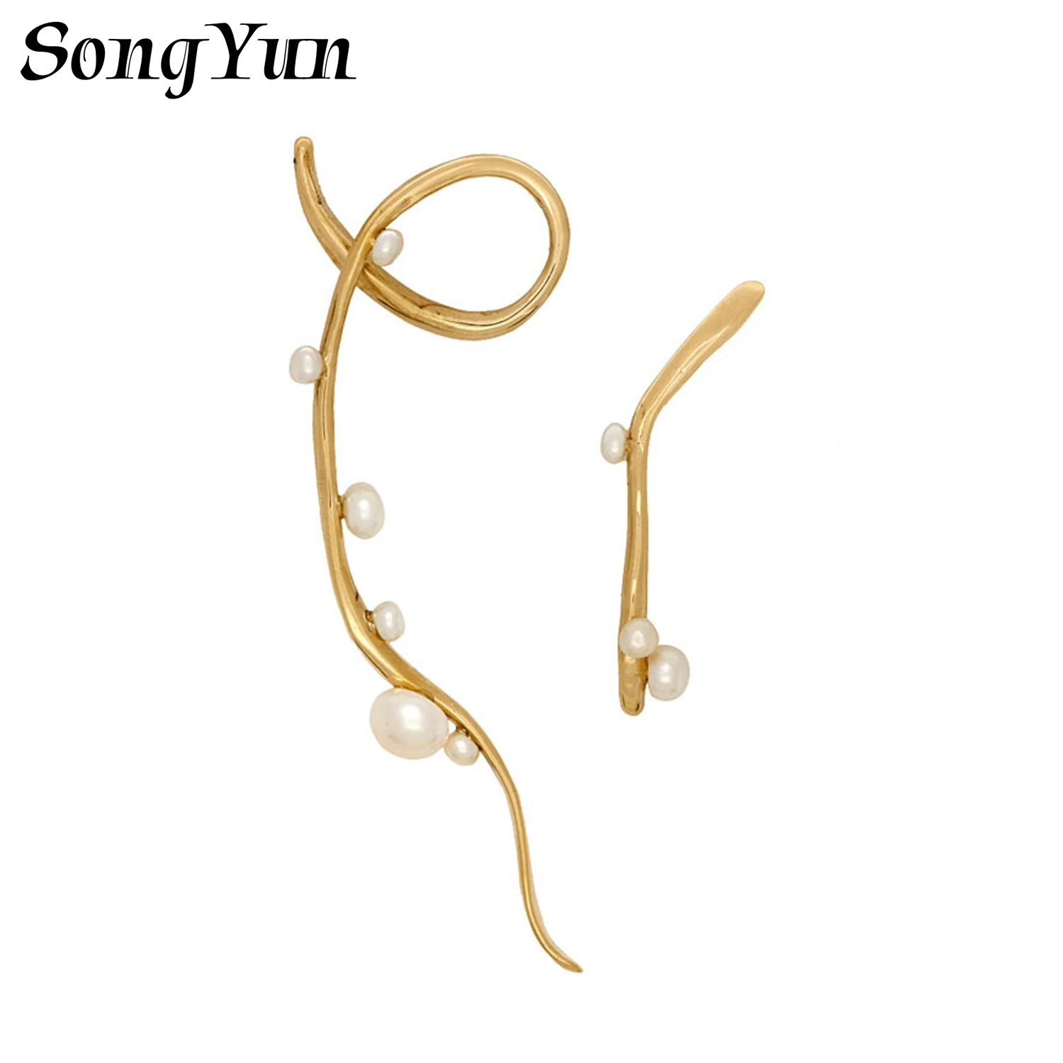 

Серьги-гвоздики SongYun Jewelry MHT из латуни с подвесками, инкрустированные фианитами 7А, для помолвки и вечеринок, премиум-класса, женские ювелирные украшения