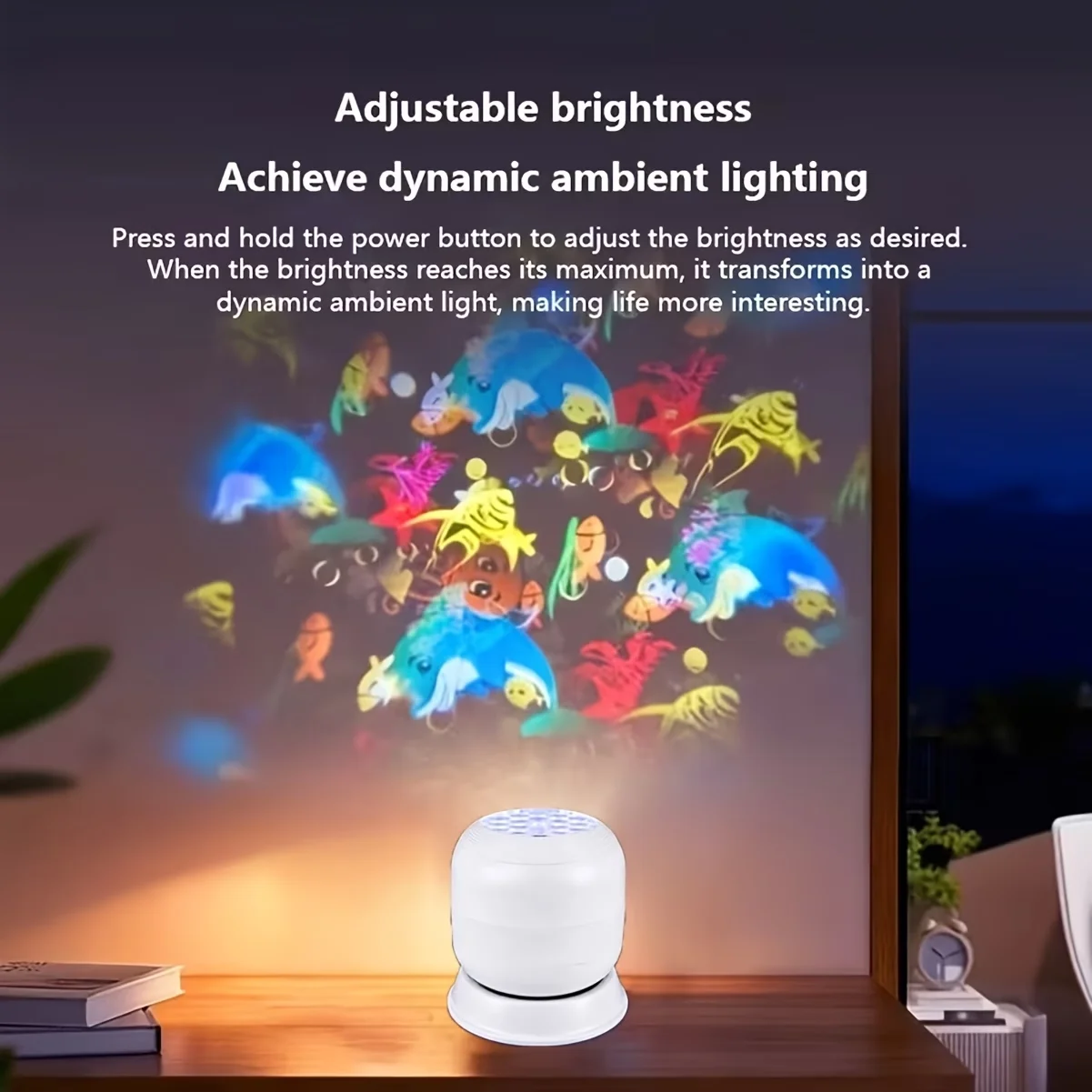 Dreamy Led Ambient Projection Light, 360 °   Rotating, Usb-Powered; Suitable as an Ambient Bedside Lamp for the Bedroom.