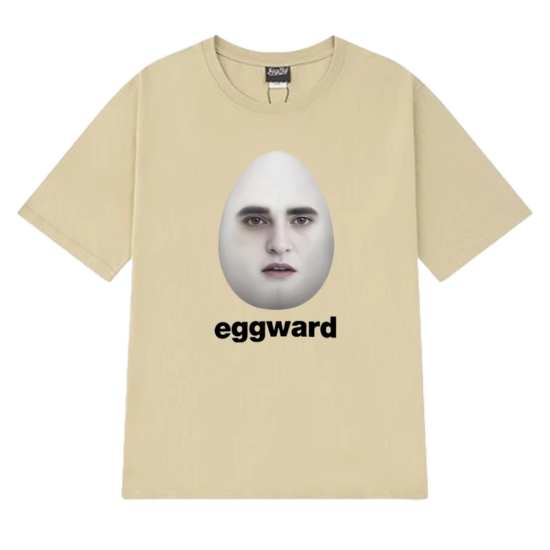 2025 New in Twilight Eggward Funny Meme T shirts Men Women Edward Cullen Parody Humor short sleeve T-shirt Unisex Cotton Tops - Image 6