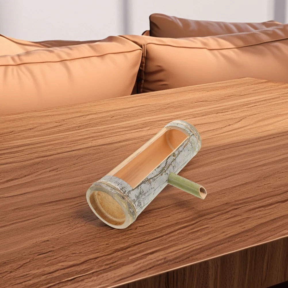 

Handmade Bamboo Tube Water Fountain Japanese Zen Garden Fountain for Indoor Outdoor Aquarium Pond Bamboo