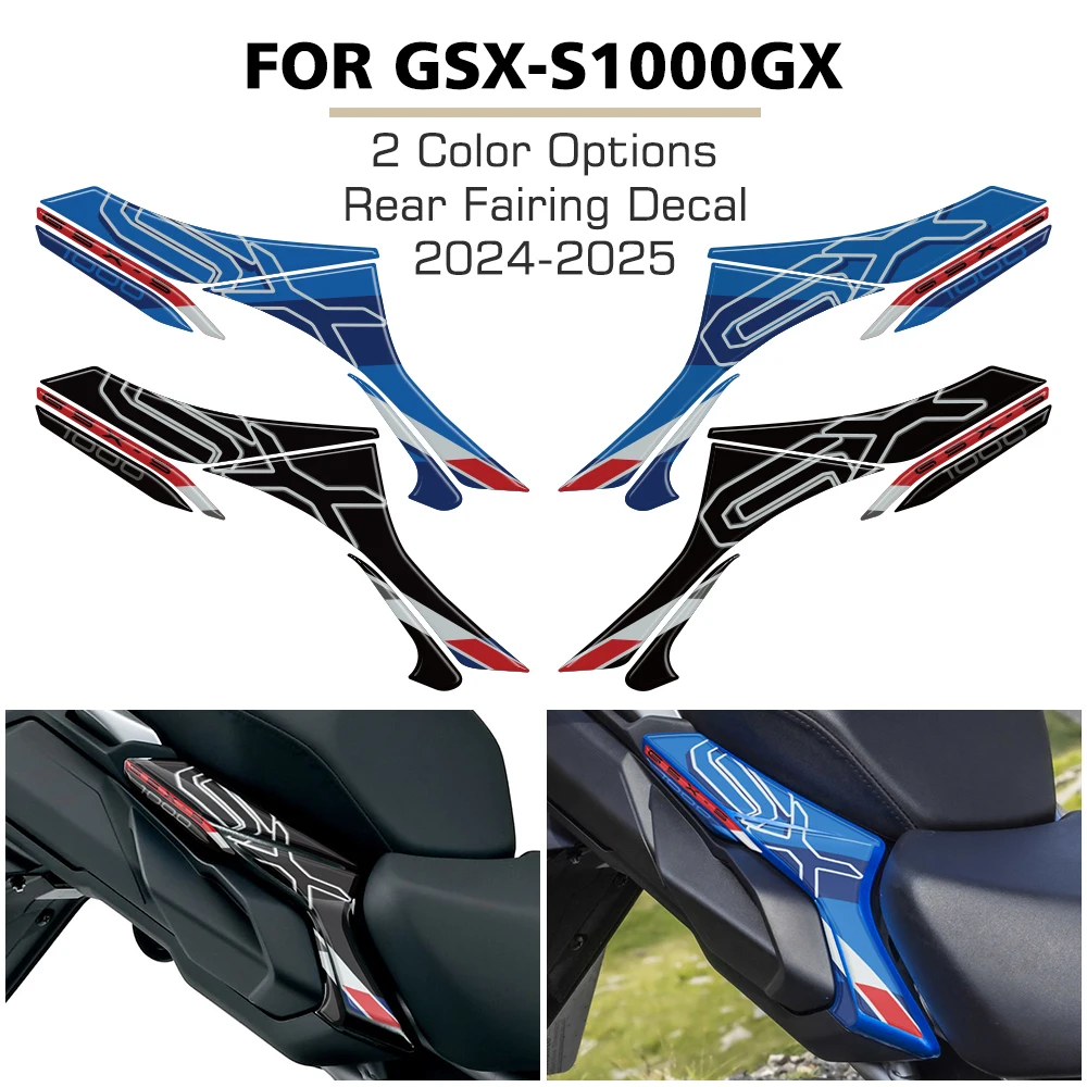 For Suzuki GSX-S1000GX GSX S1000GX 2024 2025 3D Gel Rear Fairing Protector Motorcycle Decal Paint Protection Sticker Kit