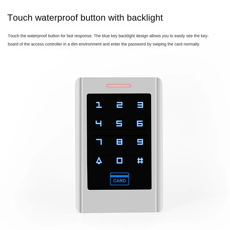 Touch Access Control Machine Swipe Card Password Integrated Machine For Community Office Access Control