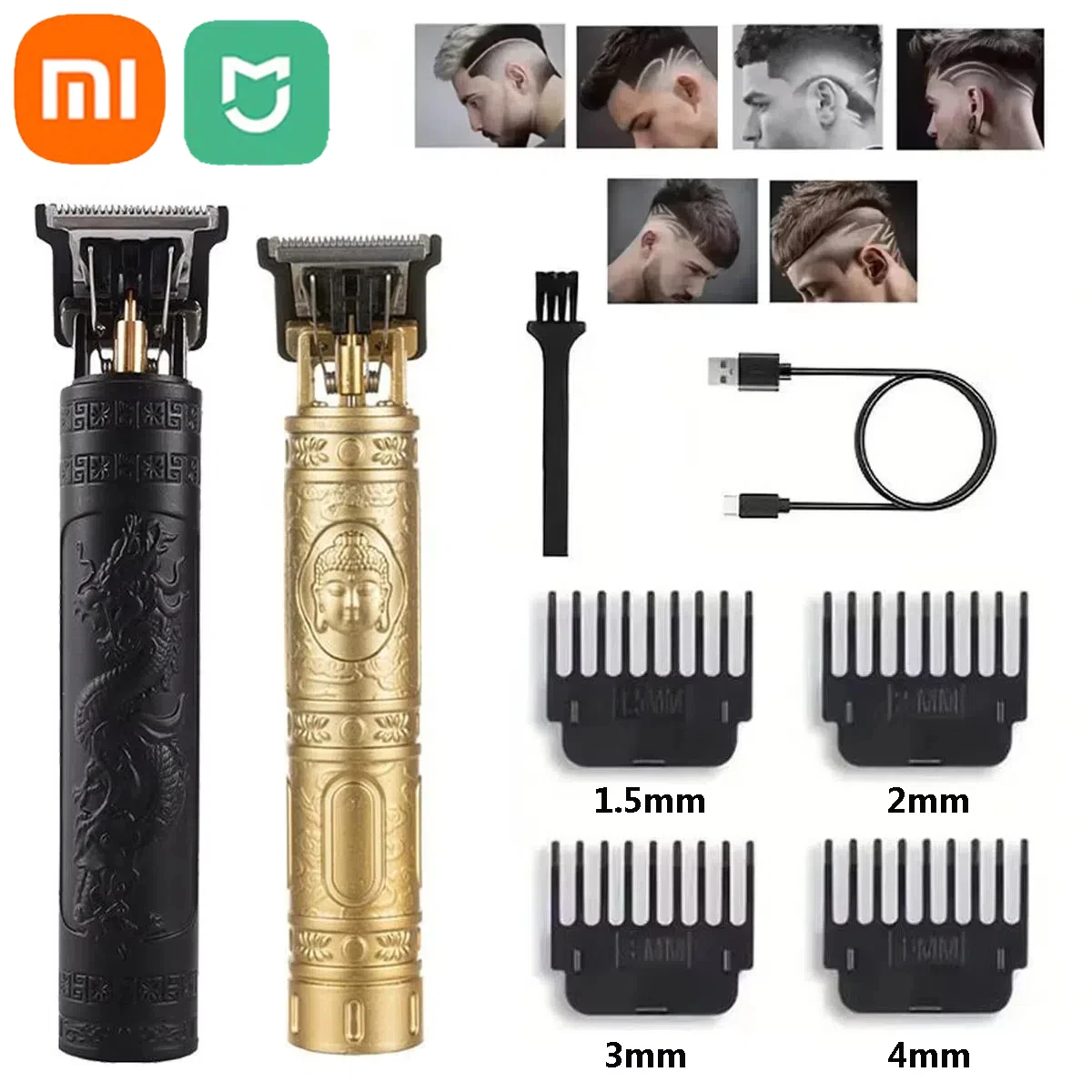 

Xiaomi MIJIA Vintage T9 Hair Cutting Machine Men's Electric Shaver Rechargeable Hair Trimmer Beard Clipper Barber Hair Cut