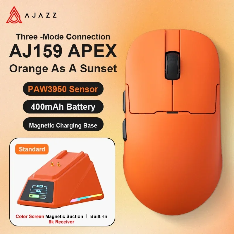 Attack Shark X AJAZZ AJ159 APEX 2.4G Wireless Mouse RGB Magnetic