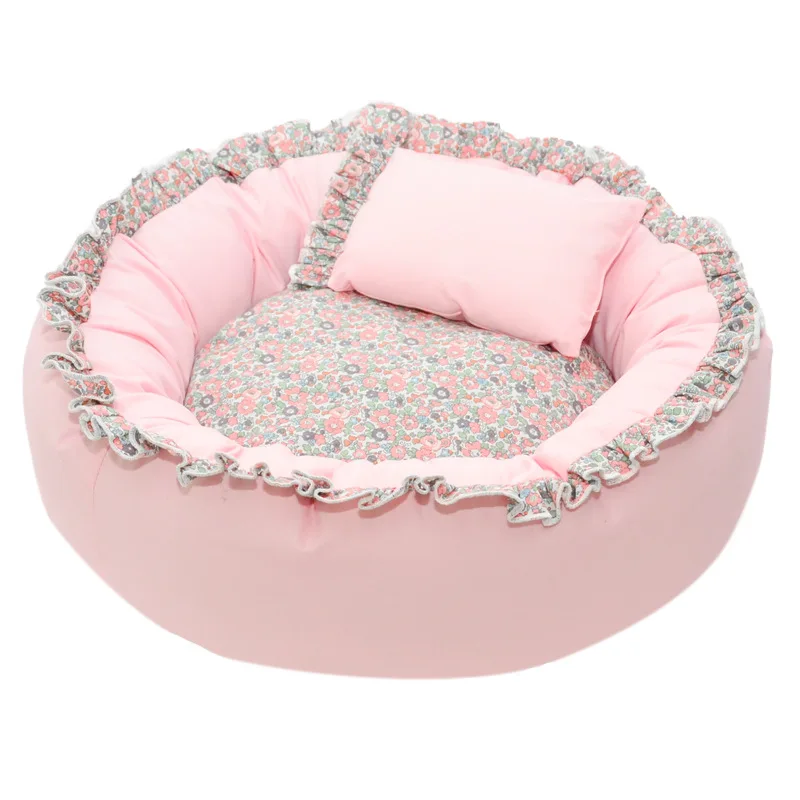 Circular Pet Nest, Keep Warm, Comfortable, Soft, Thickened, Universal for All Seasons, Cat Bed, Dog Accessories, Autumn, Winter