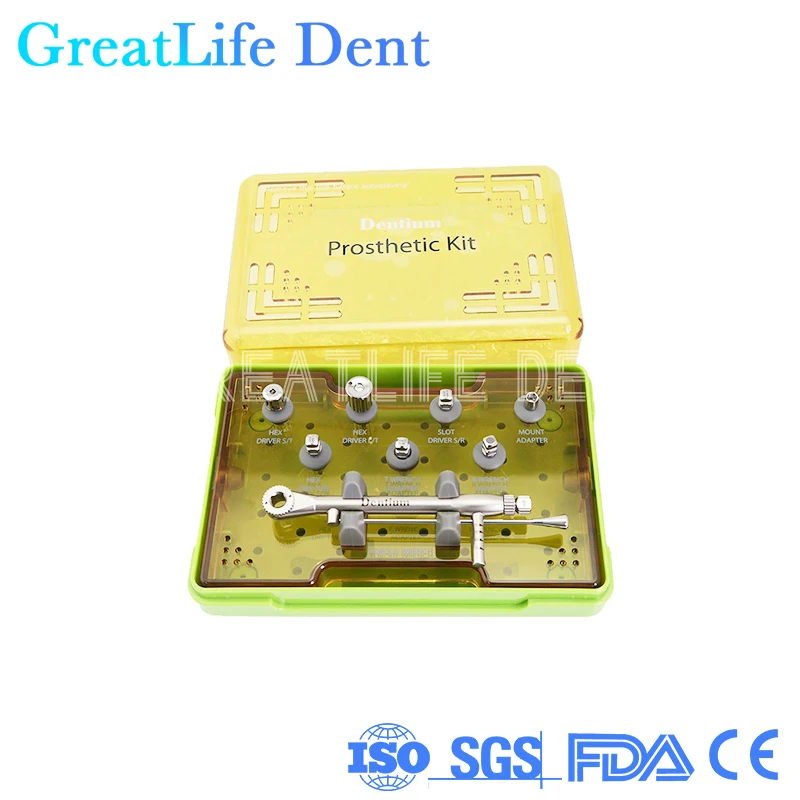 

GreatLife Dent Dentium Prosthetic Kit Prosthetic Implant Titanium Prosthetic Kit Surgery Tool Dental Implant Prosthetic Kit