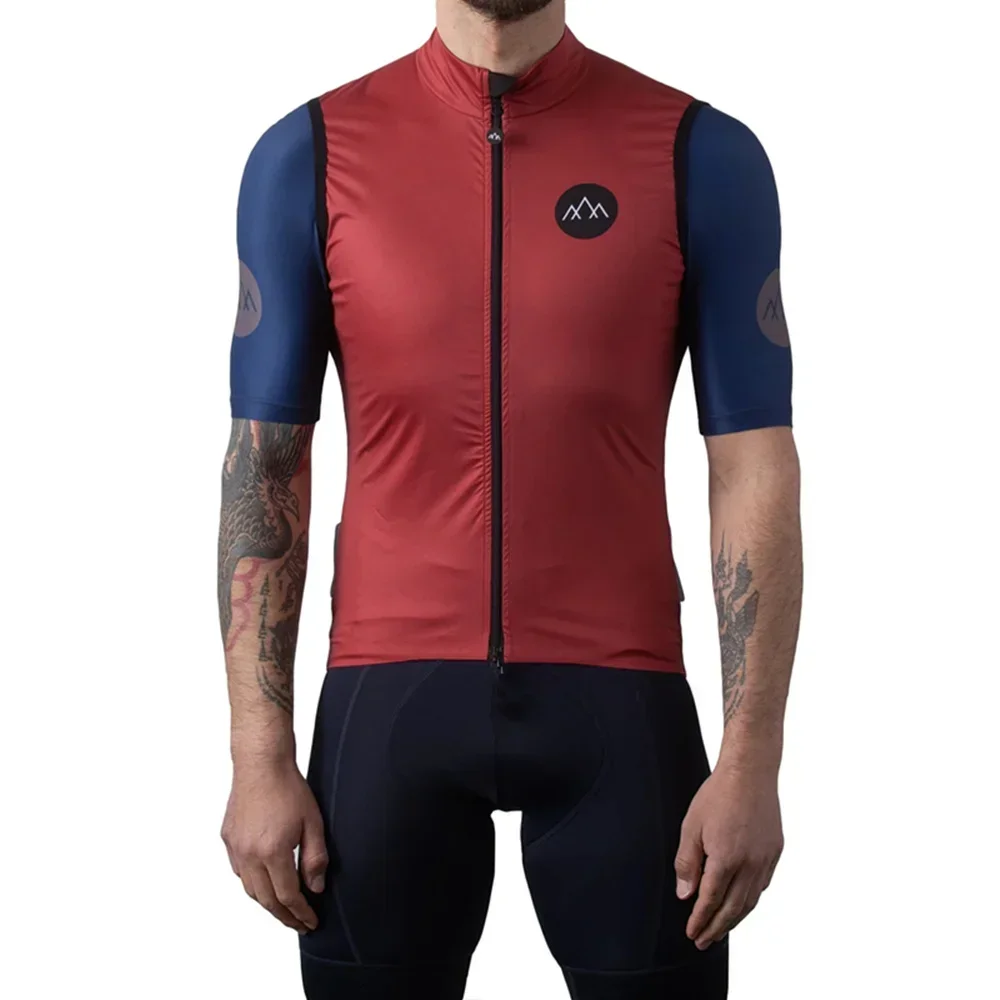Band Van Klimmers Horizons Mannen Winddicht/waterdicht Fietsen Vest Mouwloos Gilet Fiets Kleding Chaleco Ciclismo Mtb Vest