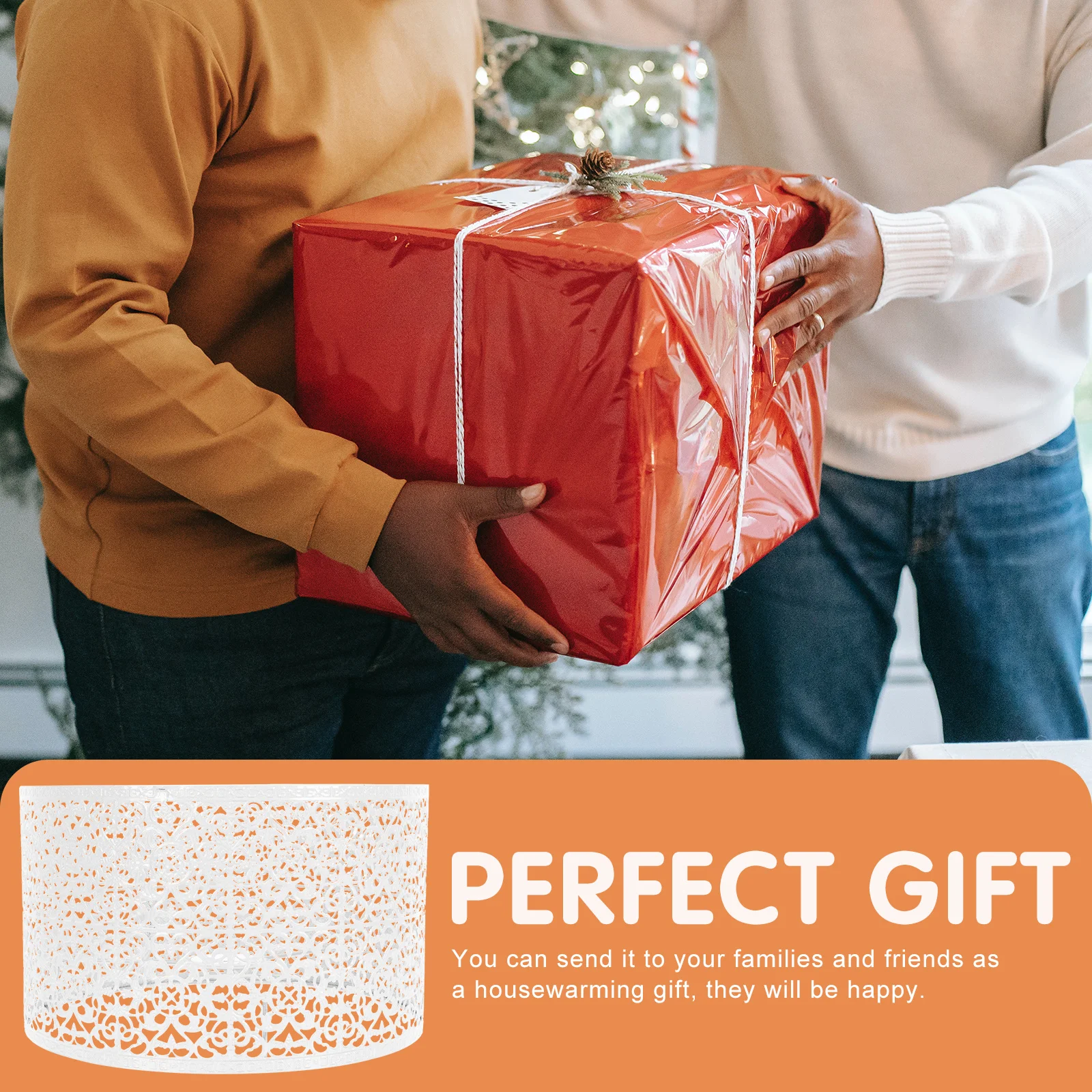 

1Pcs Chic Metal Lampshade Hollow-Out Design Durable Light Accessory for Home Table Ceiling Wall Lights Home Lampshade