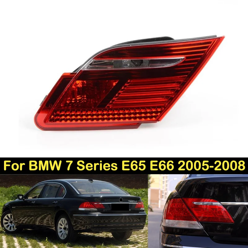 DECHO Inner Taillight For BMW 7 Series E65 E66 2005 2006 2007 2008 Brake Light Rear bumper taillamps tail light Assembly